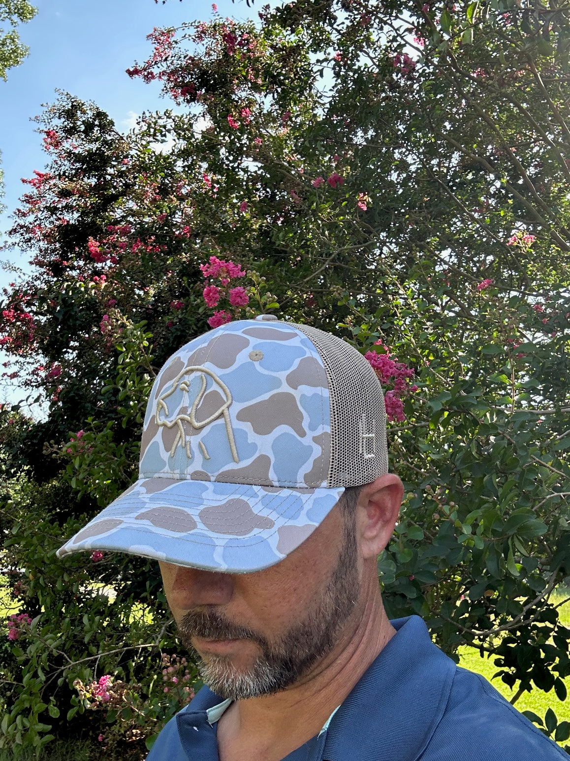 Loyal Hound Blue Camo Trucker Hat