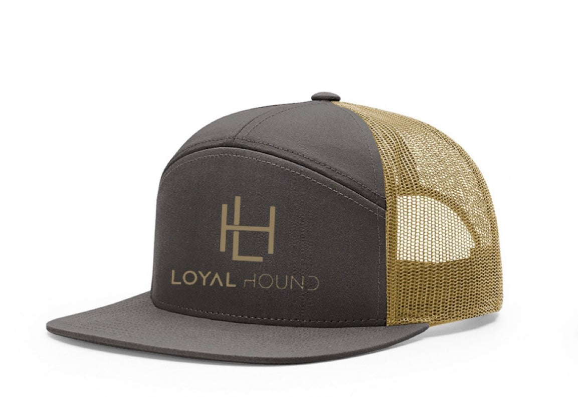 7 Panel Loyal Hound Logo Hat