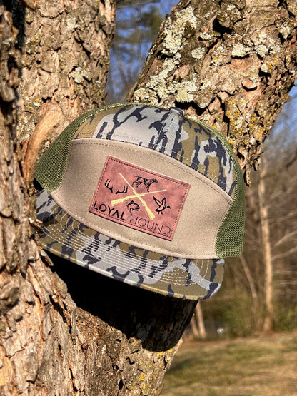 7-Panel Loyal Hound Bottomland Camo Hat