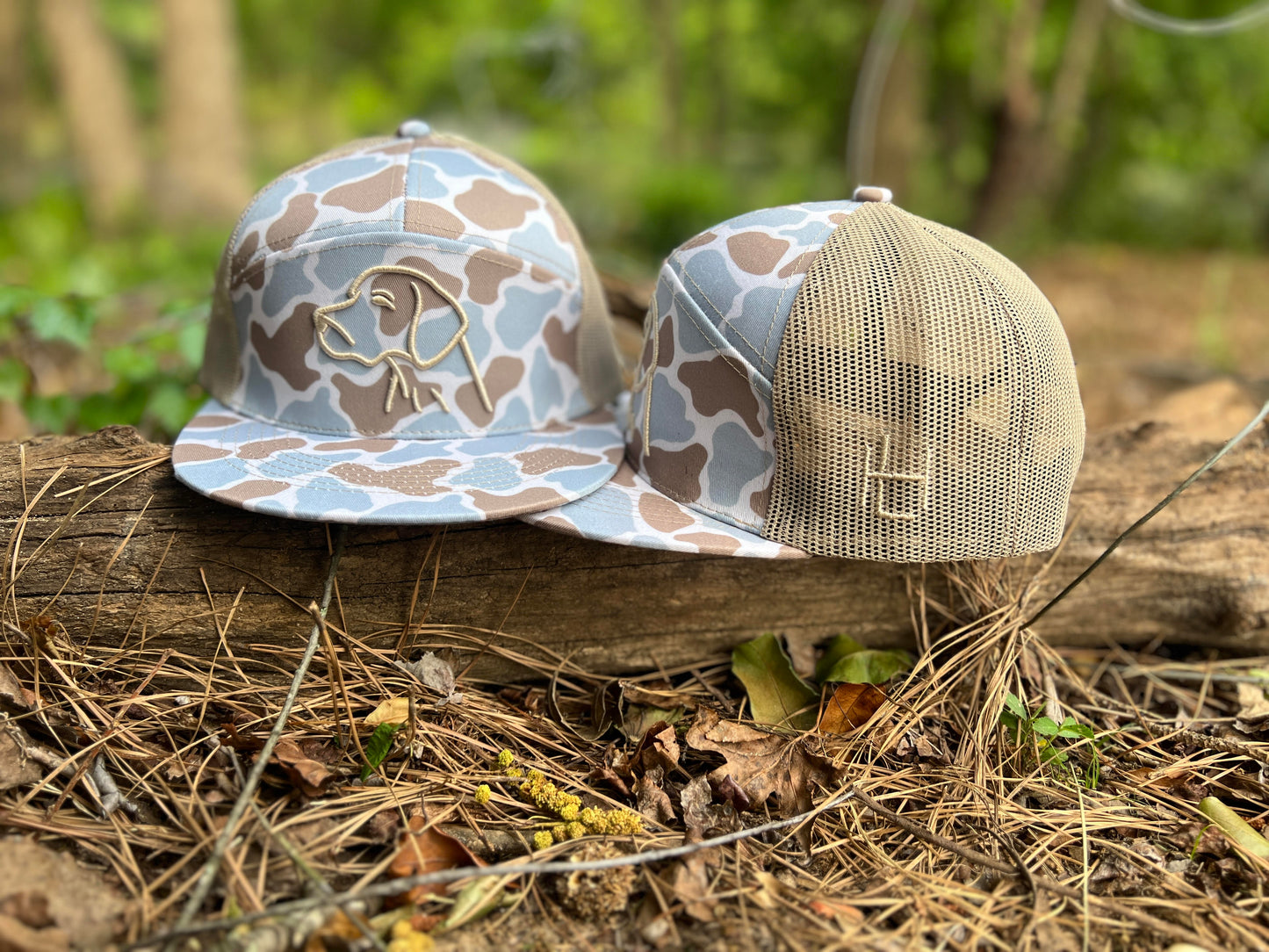 Loyal Hound 7 panel Blue Camo