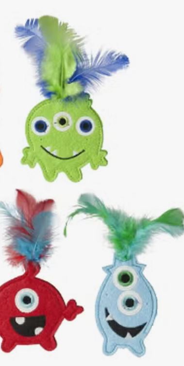 Multipet Monsters w/ Catnip Toy